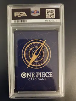 2025 One Piece OP10 EN #119 Trafalgar Law Secret Rare PSA 9 MINT - Image 2