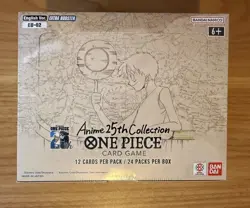 One Piece TCG: Anime 25th Collection Booster Box EB-02 (Dented) - Factory Sealed - Image 1
