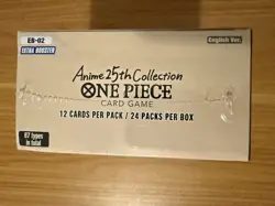 One Piece TCG: Anime 25th Collection Booster Box EB-02 (Dented) - Factory Sealed - Image 4