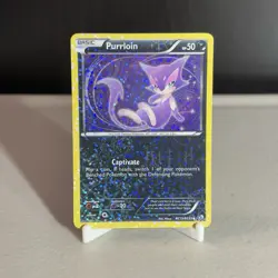 Purrloin RC13/RC25 Legendary Treasures: Radiant Collection Holo Pokemon TCG Card - Image 1