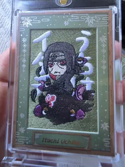 KAYOU Naruto CCG Card Uchiha Itachi Limited number NRCC-QR-008 - Image 1