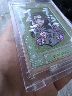KAYOU Naruto CCG Card Uchiha Itachi Limited number NRCC-QR-008 - Image 5