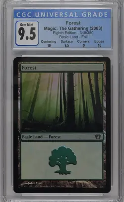 FOREST 8th Edition Foil CGC 10 MTG [Nostalgium] - Image 1