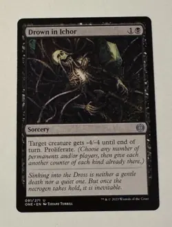 MTG Drown in Ichor - Phyrexia All Will Be One LP - Image 1
