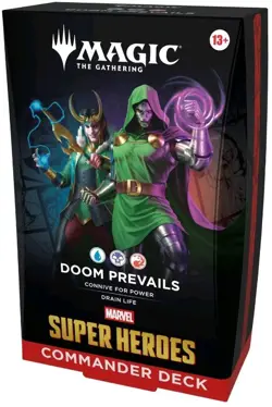 Magic Marvel Commander Deck "Doom Prevails" Inglese Sigillato Grixis Preordine - Image 2
