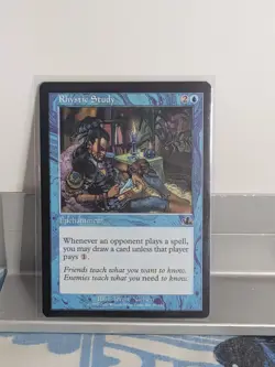 Rhystic Study X1 LP Prophecy MTG - Image 1