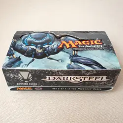 MTG: Magic the Gathering DARKSTEEL Empty Booster Display Box - No Packs - 2004 - Image 1