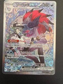 Pokemon TCG Ascended Heroes English N’s Zoroark EX SIR 286/217 - Image 3