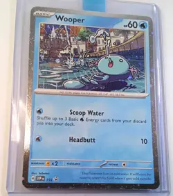 Pokemon TCG Wooper SVP155 Scarlet & Violet Promo Card - Image 1