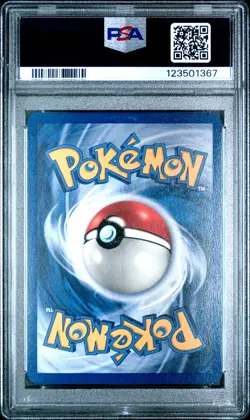 1999 POKEMON FOSSIL #5 GENGAR-HOLO PSA 7 - Image 2