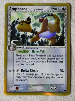 NM Ampharos - Holo #1 Dragon Frontiers Pokemon TCG - Image 1