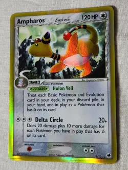 NM Ampharos - Holo #1 Dragon Frontiers Pokemon TCG - Image 3