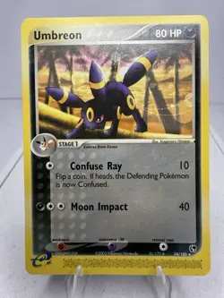 Pokemon TCG Umbreon 24/100 EX Sandstorm Regular Rare Non-Holo LP - Image 1