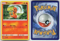Charmander 1/70 Common Dragon Majesty Pokemon LP - Image 3