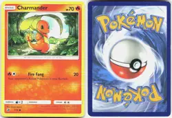 Charmander 1/70 Common Dragon Majesty Pokemon LP - Image 3