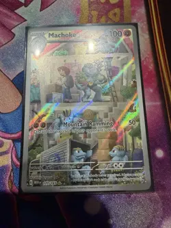 Pokemon TCG Machoke Sv: Scarlet & Violet 151 177/165 Illustration Rare Holo - Image 1