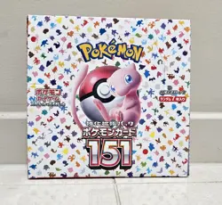 Pokemon 151 Booster Box Japanese New Sealed (no shrink) - Image 1