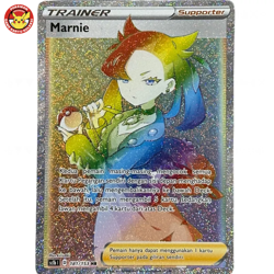 Marnie SC1b 181/153 HR Full Art Rainbow Rare Sword & Shield Pokemon Indonesia - Image 1