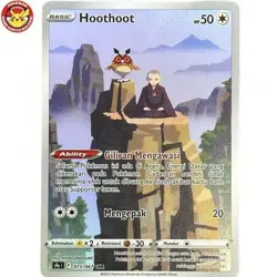 Hoothoot S9a 073/067 CHR Battle Region Pokemon TCG Indonesia - Image 1