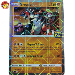 Groudon S8a 006/028 Reverse Holo 25th Anniversary Pokemon TCG Indonesia - Image 1