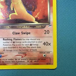 Pokemon Vintage Holo Dark Typhlosion 10/105 Neo Destiny WotC - Image 4