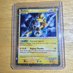 Pokemon TCG Raikou SL9 Call of Legends Shiny Holo Rare 90 HP English - Image 1