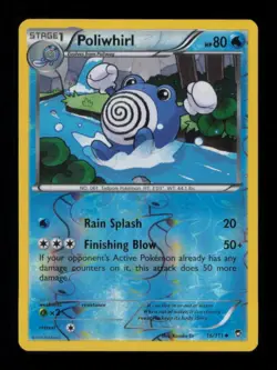 REVERSE HOLO POLIWHIRL UNCOMMON 16/111 LP POKEMON - Image 1