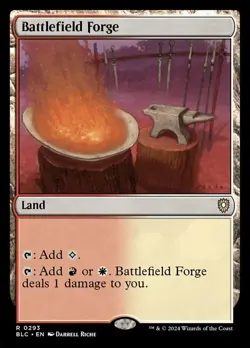 1 x Battlefield Forge - Commander: Bloomburrow - NM-Mint - MTG - Image 1