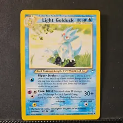 Light Golduck Uncommon 47/105 Neo Destiny Unlimited - Vintage English Pokemon - Image 1