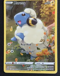 Pokemon TCG - Mareep Crown Zenith Galarian Gallery GG34/GG70 Full Art Holo - Image 3