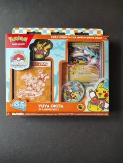 Pokemon 2025 World Championships Deck Yuya Okita Raging Bolt SEALED - Image 1