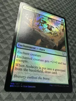 MTG Audacity #169/287 Foil Uncommon The Brothers' War (BRO) - Image 3