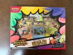 Pokemon Ascended Heroes First Partners Deluxe Pin Collection Kit Promo Booster - Image 1