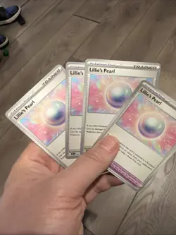 4x Lillie's Pearl 151/159 x4 - Journey Together - Pokemon TCG - Playset - Image 1