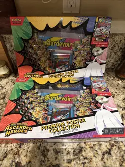 Pokemon TCG: Ascended Heroes Premium Poster Collection Mega Gardevoir Sealed Box - Image 1
