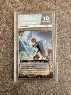 Cinderella - Stouthearted Enchanted, Graded ACE PSA 10 Disney Lorcana Promo Card - Image 1