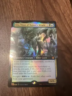 Uro, Titan of Nature's Wrath (Extended Art) Theros Beyond Death Foil - Image 1