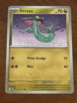 Dreepy - 071/131 - Common Prismatic Evolutions Pokemon Card - Image 1