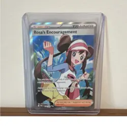 Pokemon TCG Rosa's Encouragement 200/236 Trainer Supporter Full Art Holo Card - Image 1