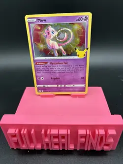 Pokemon Mew Holo Rare TCG Card 11/25 Celebrations 25th Anniversary - NM - Image 1