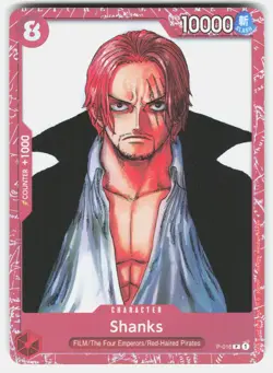 Shanks One Piece TCG - P-016 - Premium Card Collection Film Red - Image 1