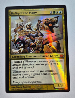 Magic The Gathering MTG Rafiq Of The Many Card 10/15 Holofoil - Image 1