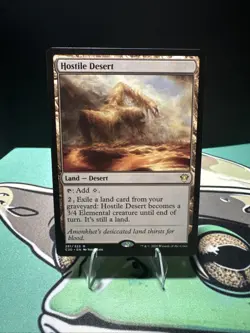 Hostile Desert 0266 Non Foil Rare Commander 2020 MTG NM - Image 2