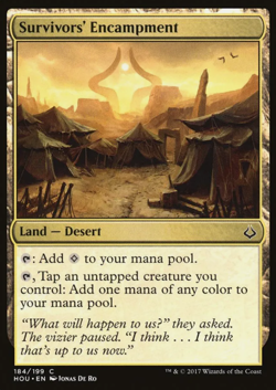 Survivors' Encampment Hour of Devastion Near Mint MTG Magic DNA GAMES - Image 1