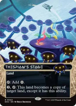 Thespian's Stage (0044) (Borderless) Edge of Eternities: Stellar Sights Foil MTG - Image 1