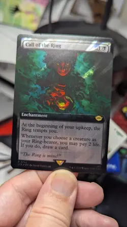 1x Call Of The Ring EXTENDED ART Surge Foil NM - Lord of the Rings MTG LTR x1 - Image 1
