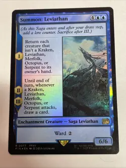 Summon: Leviathan Final Fantasy Foil #77 Rare - Image 1
