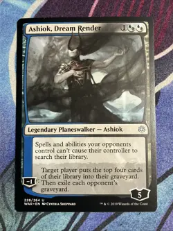 MTG 2019 War of The Spark: Ashiok, Dream Render (228/264) - Image 1