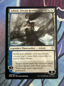 MTG 2019 War of The Spark: Ashiok, Dream Render (228/264) - Image 3