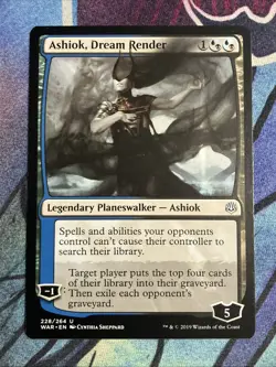 MTG 2019 War of The Spark: Ashiok, Dream Render (228/264) - Image 5